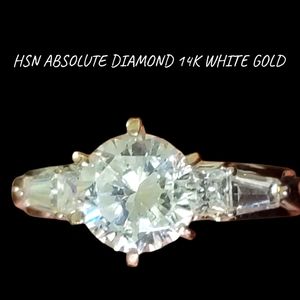 HSN absoulute diamond 3ct (9) 14ct gold ring